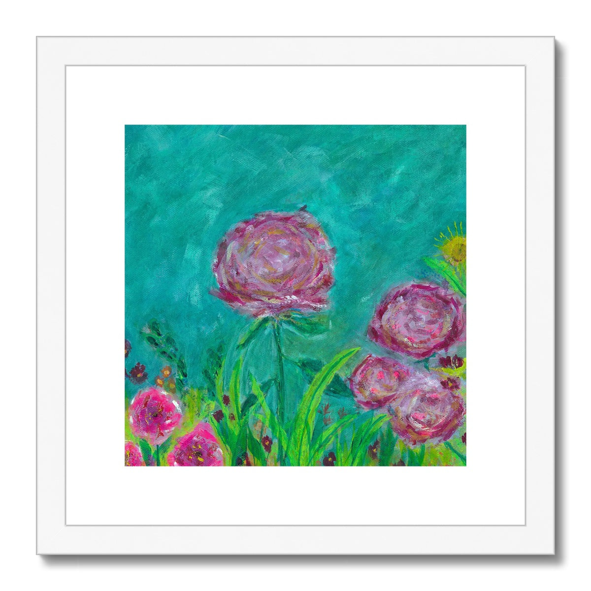 Roses Framed & Mounted Print